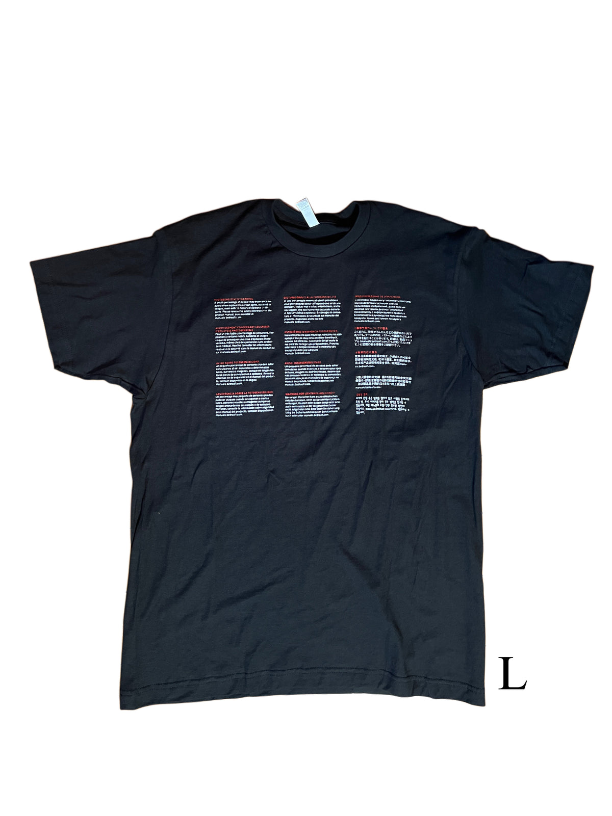 Epilepsy Warning Tee