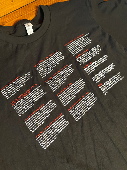 Epilepsy Warning Tee