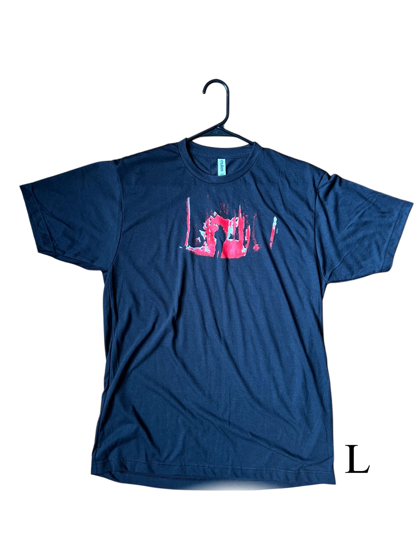 Guy in a woods tee
